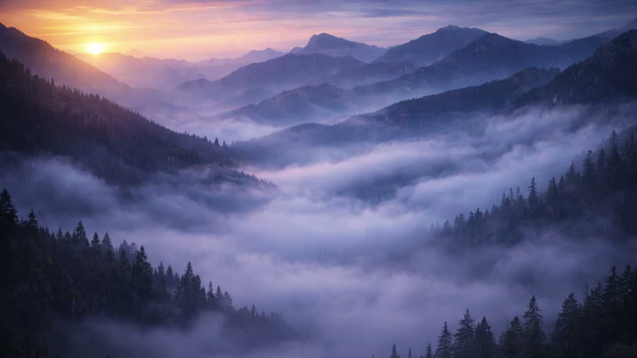 Mountain Chill Night ⛰️ Relaxing Nature Ambience for Sleep