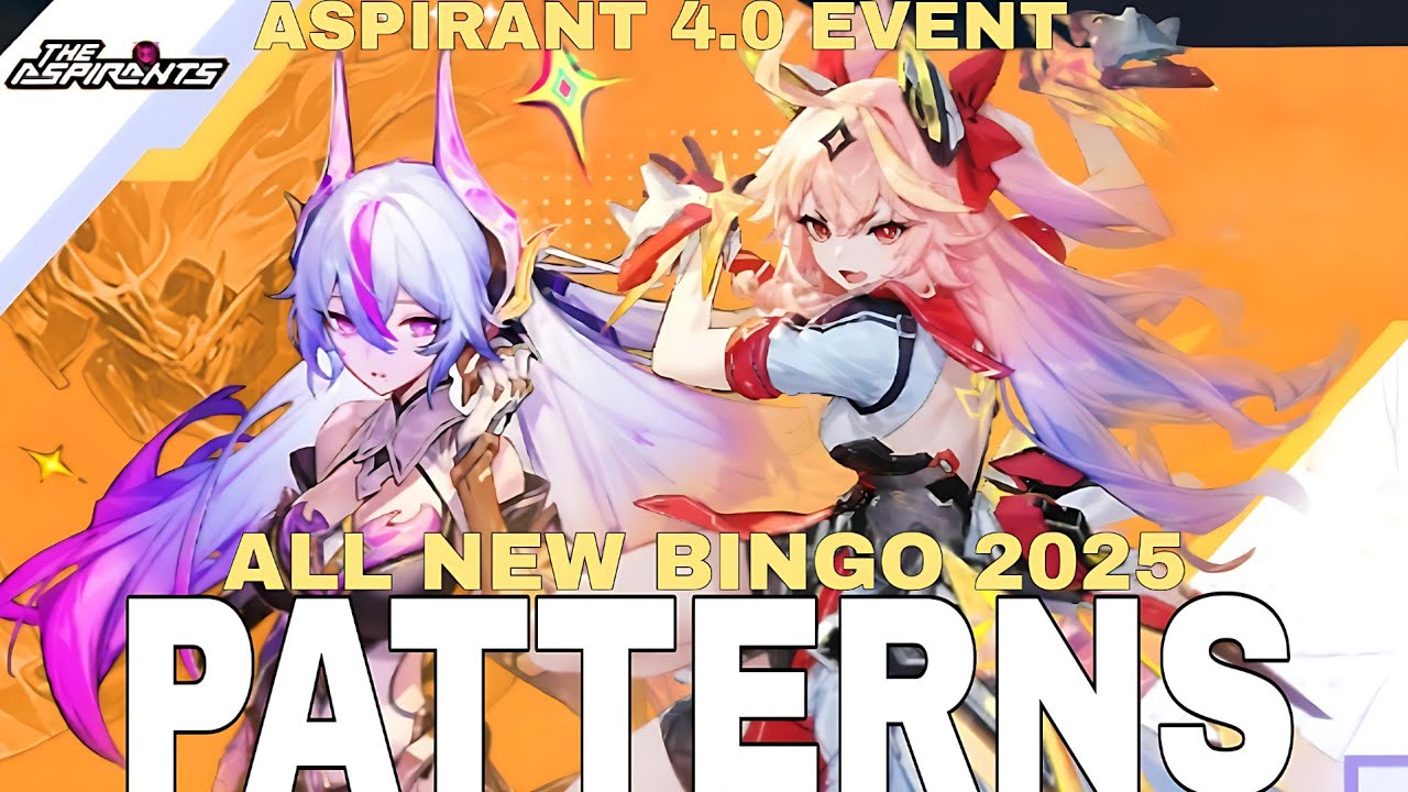 ASPIRANTS BINGO PATTERNS 2025 WITH SKINS - MLBB