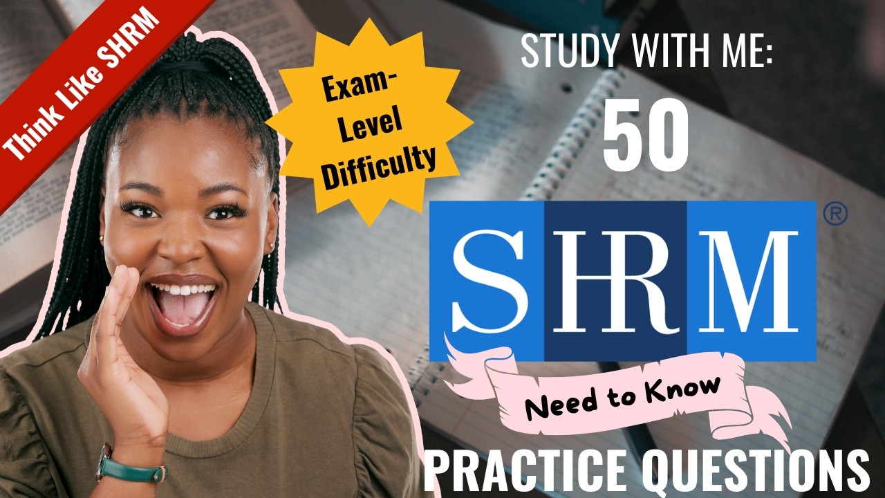 Can you Pass the SHRM-CP in February 2026? 45 Realistic Practice Questions (Full Study Session)