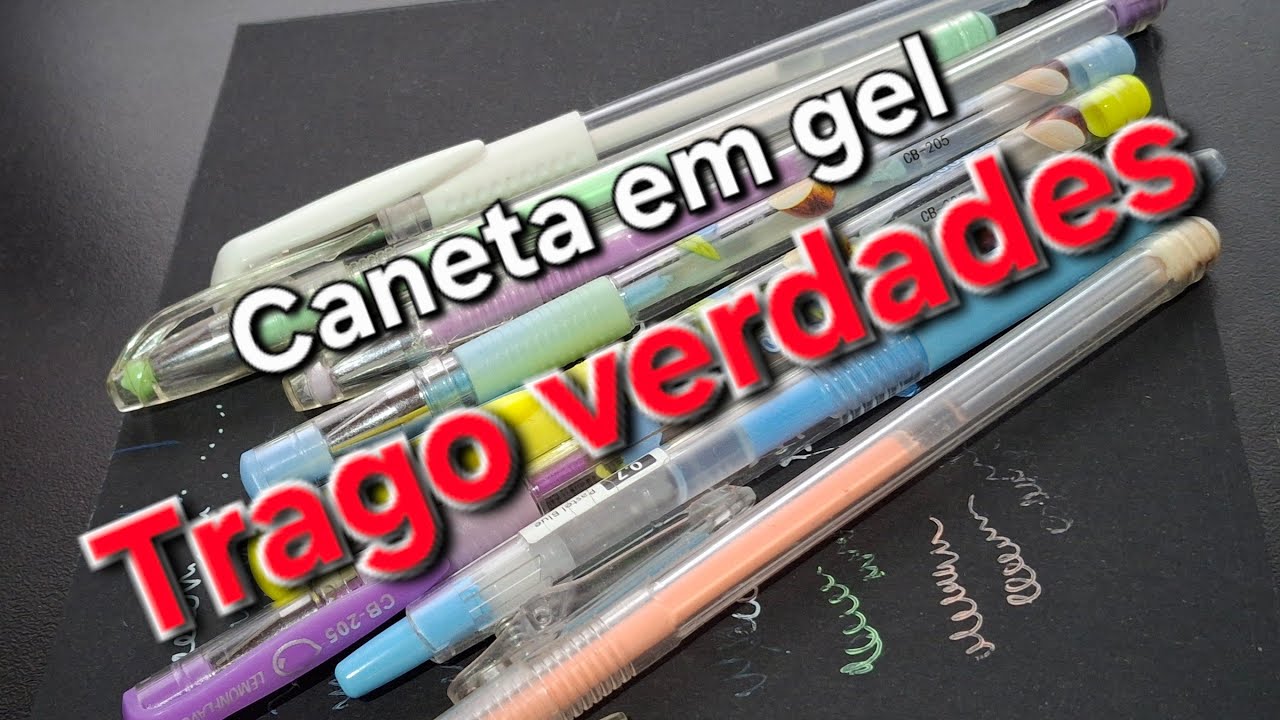 Caneta em gel, atualização do vídeo de como salvar minha caneta que entupiu! Trago VERDADES!