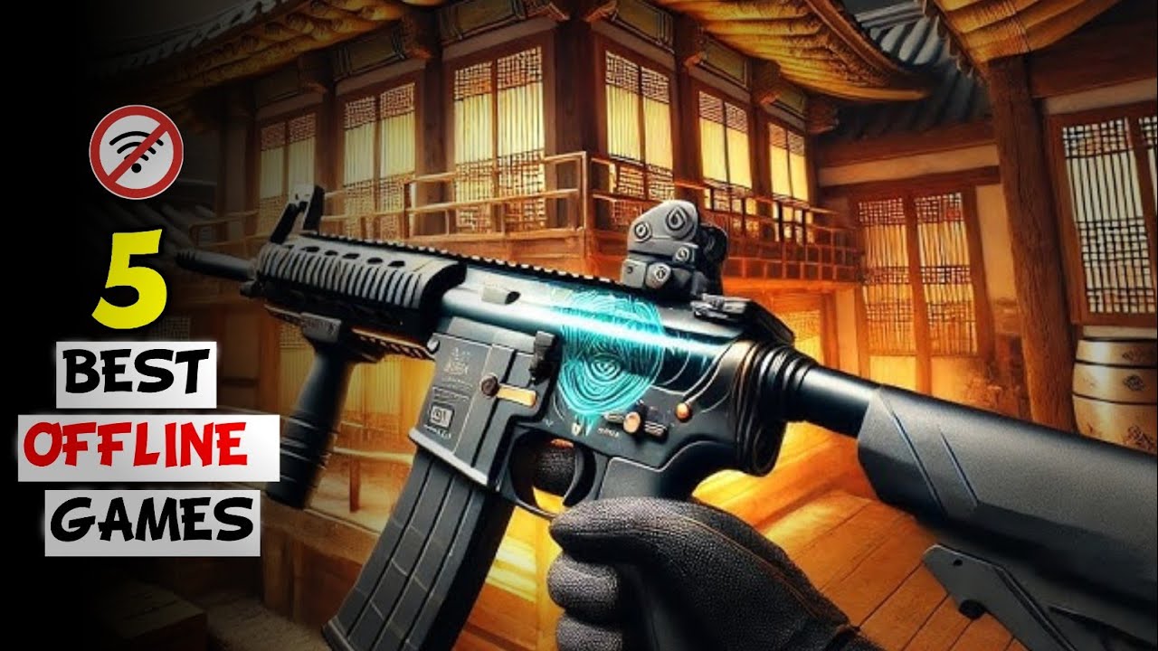 TOP 5 BEST OFFLINE FPS GAMES 🤯 | LIKE CALL OF DUTY ON MOBILE!