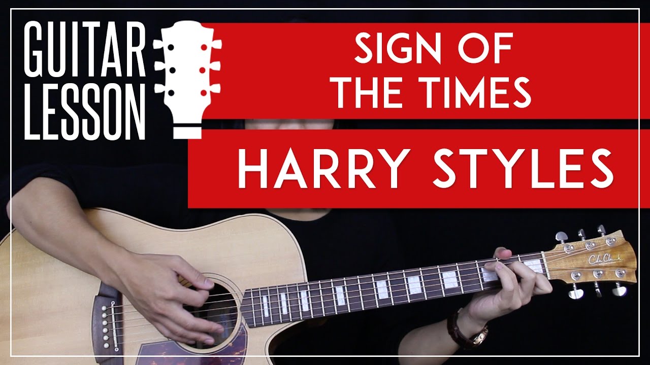 Sign Of The Times Guitar Tutorial - Harry Styles Guitar Lesson 🎸 | Easy Chords + No Capo |