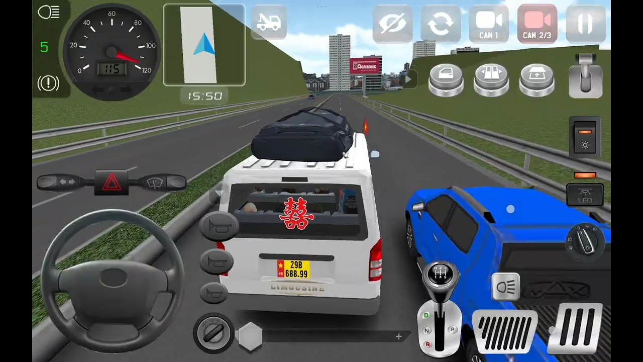 Minibus Simulator Vietnam Toyota hiace (Part 3) - android gameplay