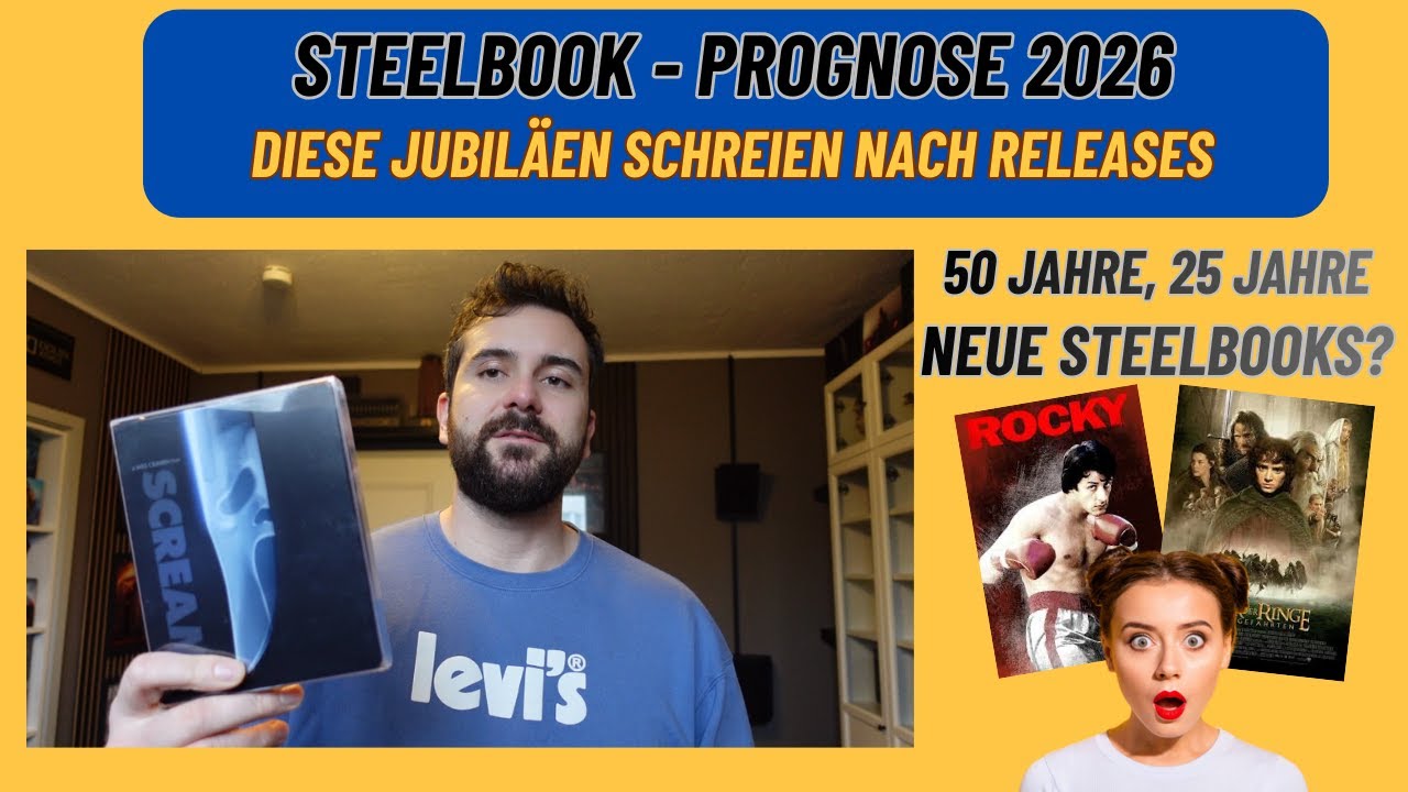 Steelbook-Prognose 2026: 10 4k Blu-Rays Filme mit Jubiläumschance