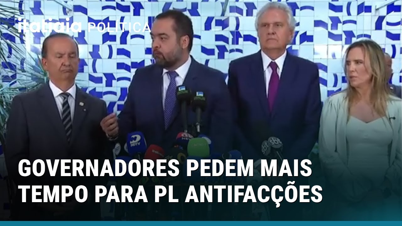 AP&Oacute;S REUNI&Atilde;O COM HUGO MOTTA, GOVERNADORES PEDIRAM MAIS TEMPO PARA DISCUTIR PROJETOS CONTRA O CRIME
