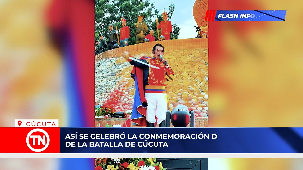 Así se celebró la conmemoración de los 213 años de la Batalla de Cúcuta
