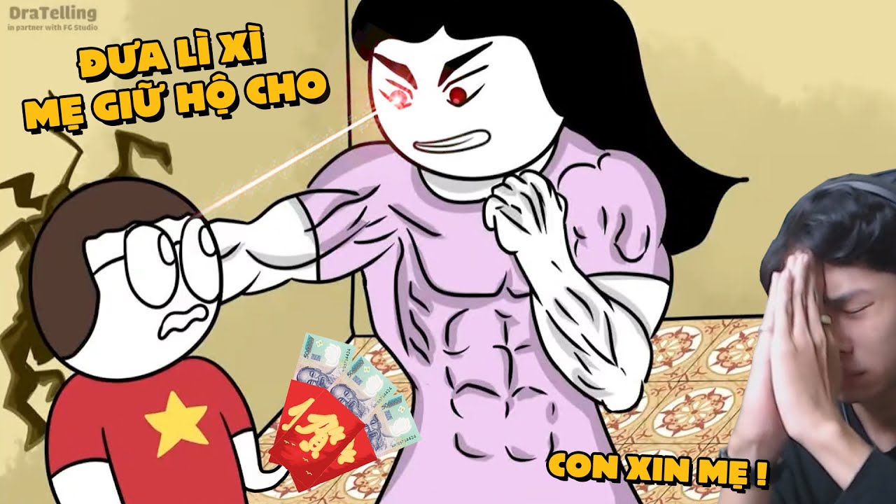 Reaction CHUYỆN NGÀY TẾT của Dratelling và LÌ XÌ năm mới !!! (Pobbrose Reaction) ✔