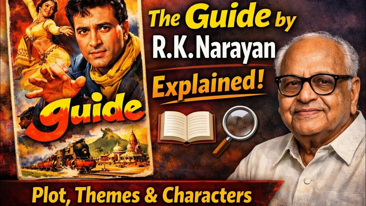  THE GUIDE BY R K. NARAYAN #UGC #SET INDIAN ENGLISH WRITER
