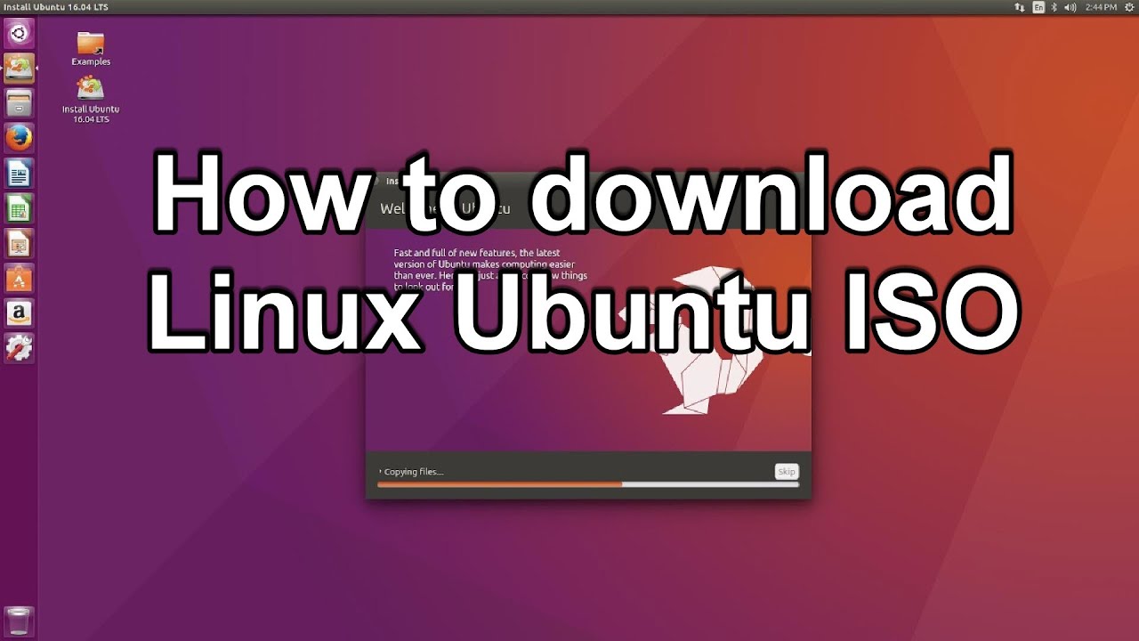 How to download Linux Ubuntu ISO