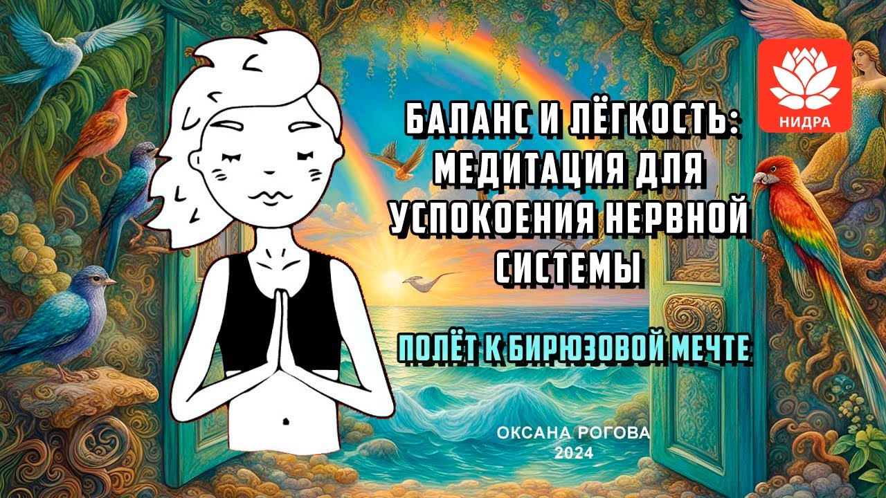 Баланс и легкость: медитация для успокоения нервной системы. «Полет к бирюзовой мечте»