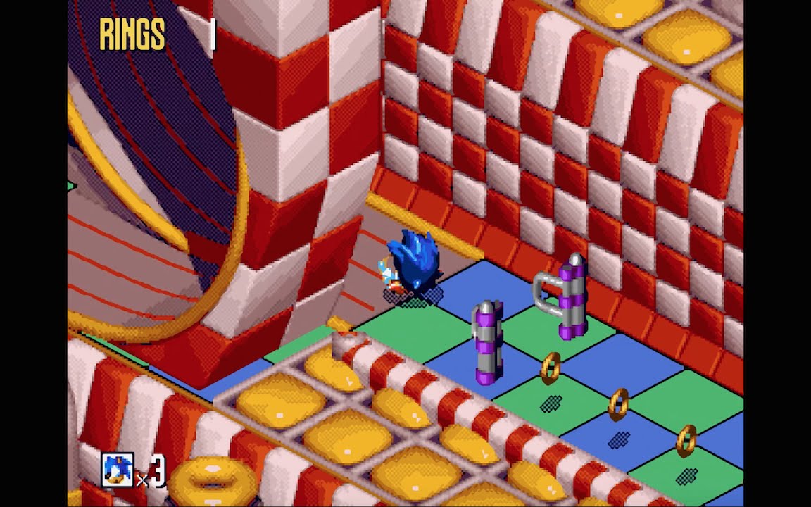 Sonic 3D Blast (No Flickies): Spring Stadium Zone Act 1 [1080 HD]