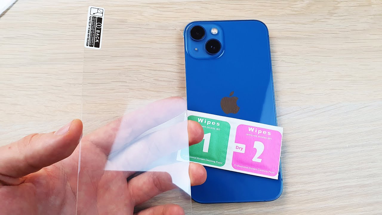 КЛЕЮ ЗАЩИТНОЕ СТЕКЛО НА IPHONE 13!