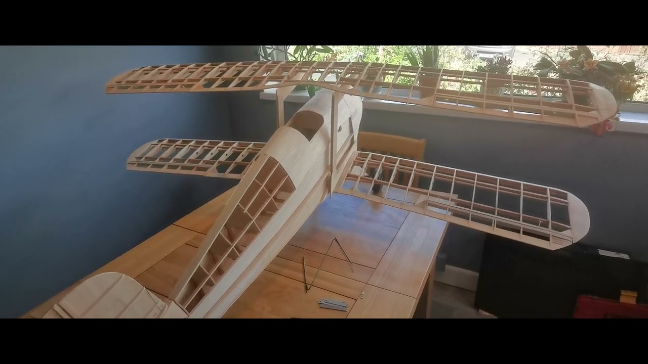 Svenson Jungmeister building blog: Settings up the wings.
