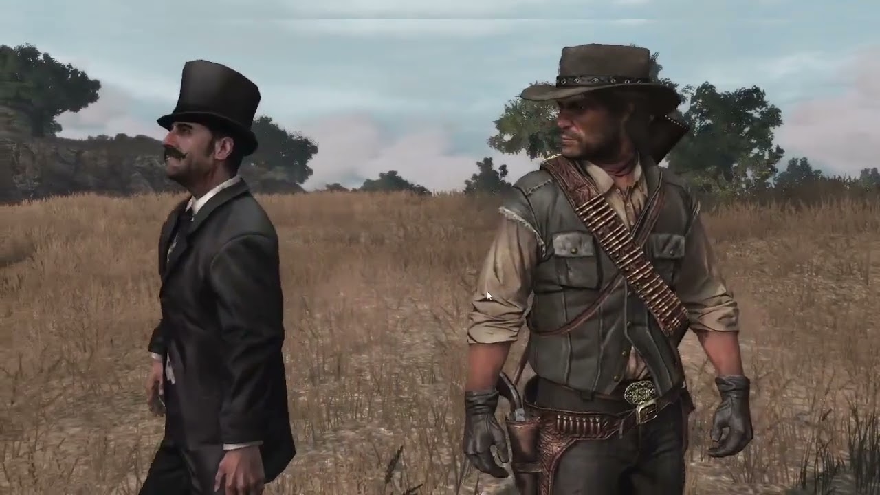 playing Red dead redemption day 2
