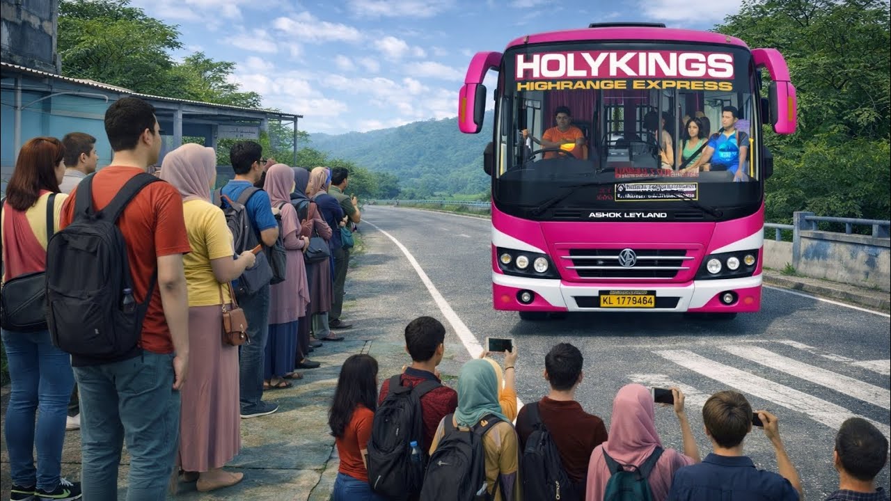 PUBLIC WAITING FOR HOLY KINGS EXPRESS BUS FOR LONG DRIVE 😱 #bussimulator #busgame  