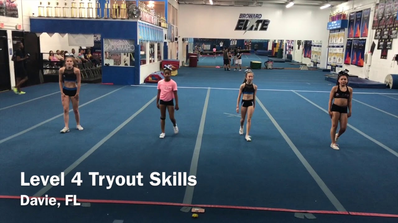 Level 4 Tryout Skills