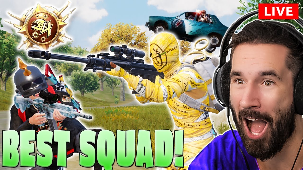 BEST Squad Action Gameplay! PG shocks whole server 😮 PUBG MOBILE