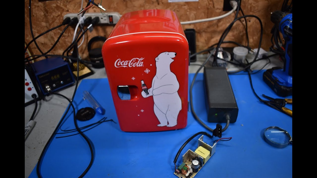 coca cola peltier fridge*bad psu*