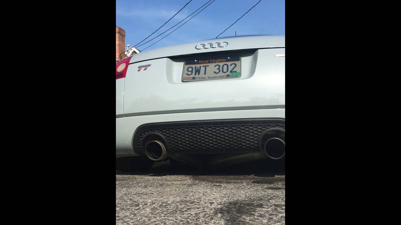 Audi TT 1.8t Custom 3 inch exhaust cold start
