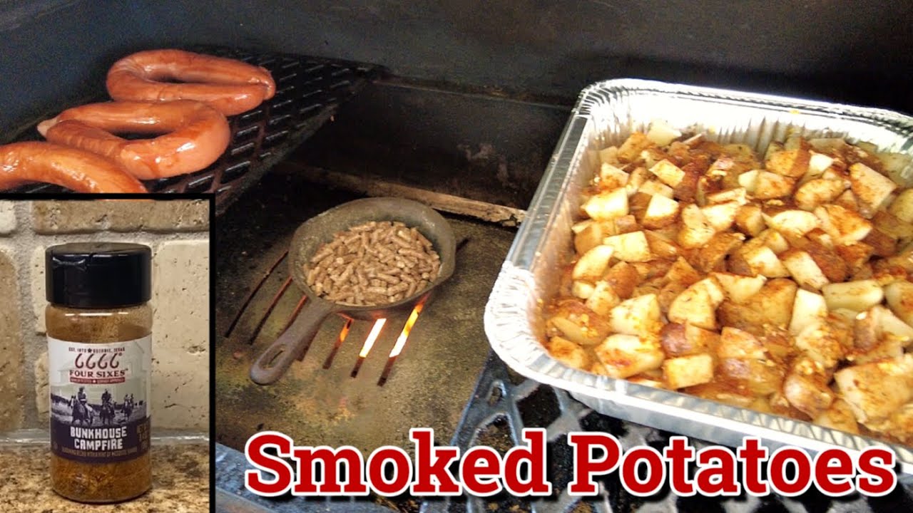 Smoked Potatoes and Sausage ~ 6666 Meat Seasoning (4 Sixs Ranch) ~ Dane Frankie and Family