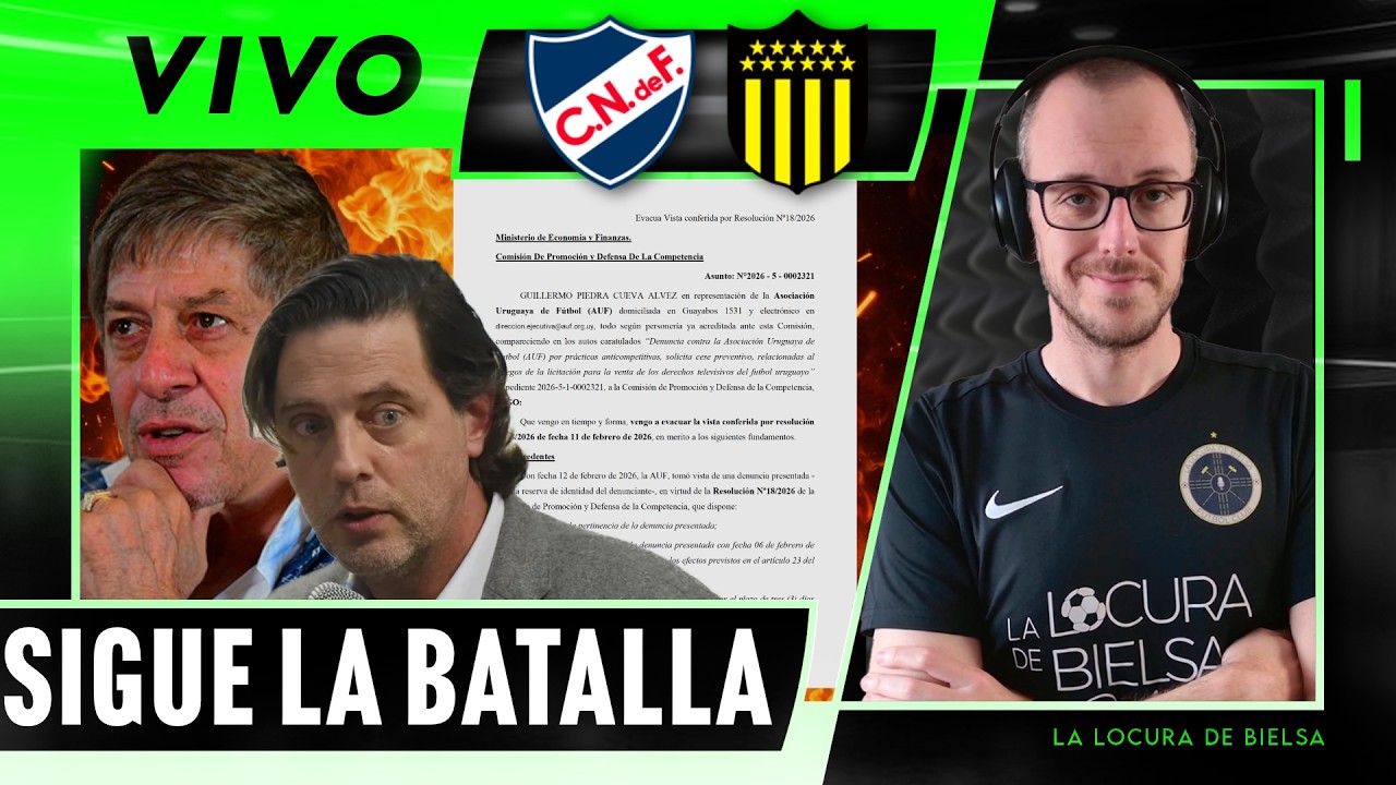 UNA BOMBA: REVELAMOS LA DENUNCIA DE TENFIELD Y LA RESPUESTA DE AUF - LA LOCURA DE BIELSA EN VIVO