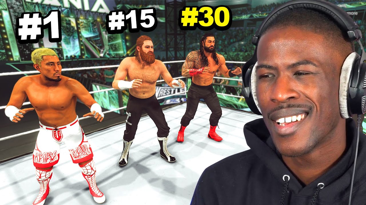 Attempting To Win A 30 Man Gauntlet Match on WWE 2K24