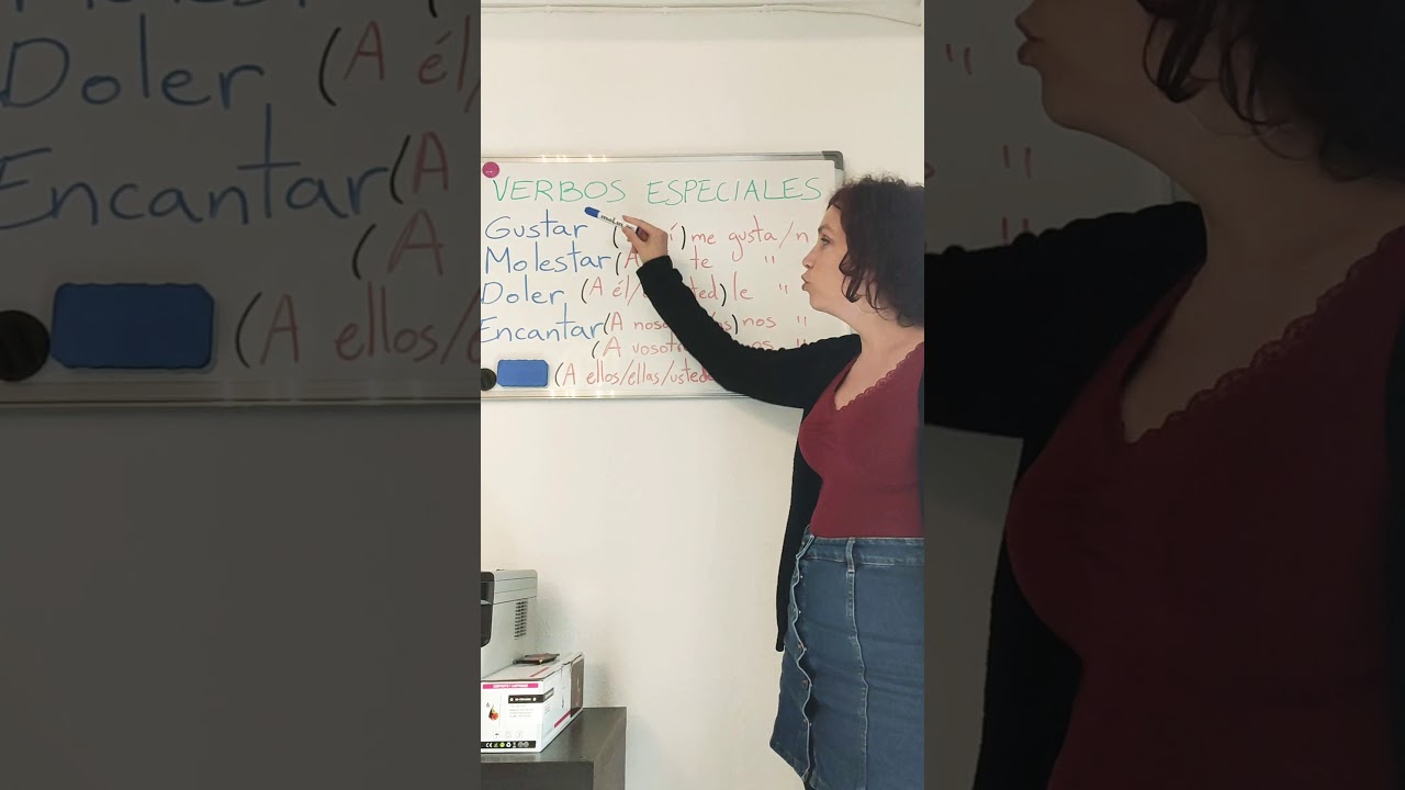 Lección de español: LOS VERBOS ESPECIALES