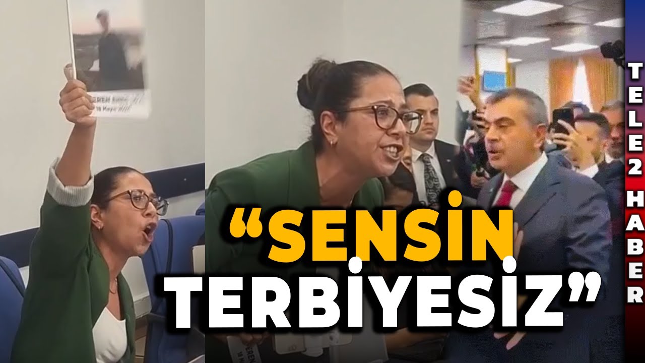 Sera Kadıgil Yusuf Tekin'e salonu terk ettirdi: 16 &ccedil;ocuğun faili Milli Eğitim Bakanı Yusuf Tekin&rsquo;dir