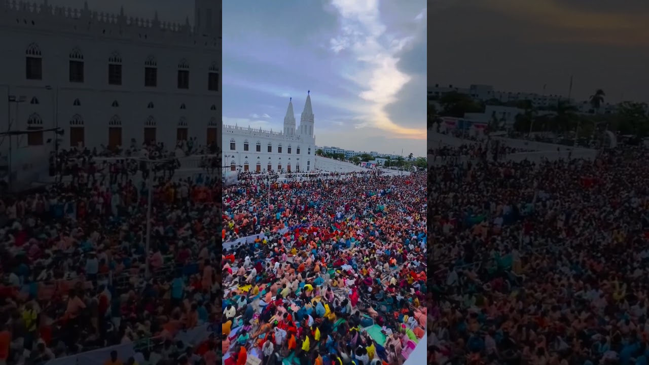 Velankanni Church🙌⛪#jesus#shortsviral#youtube#jesusvideo@alviavlog3985