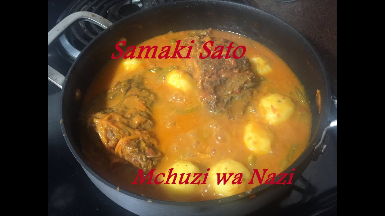 Samaki Sato Mchuzi wa Nazi- Kiswahili
