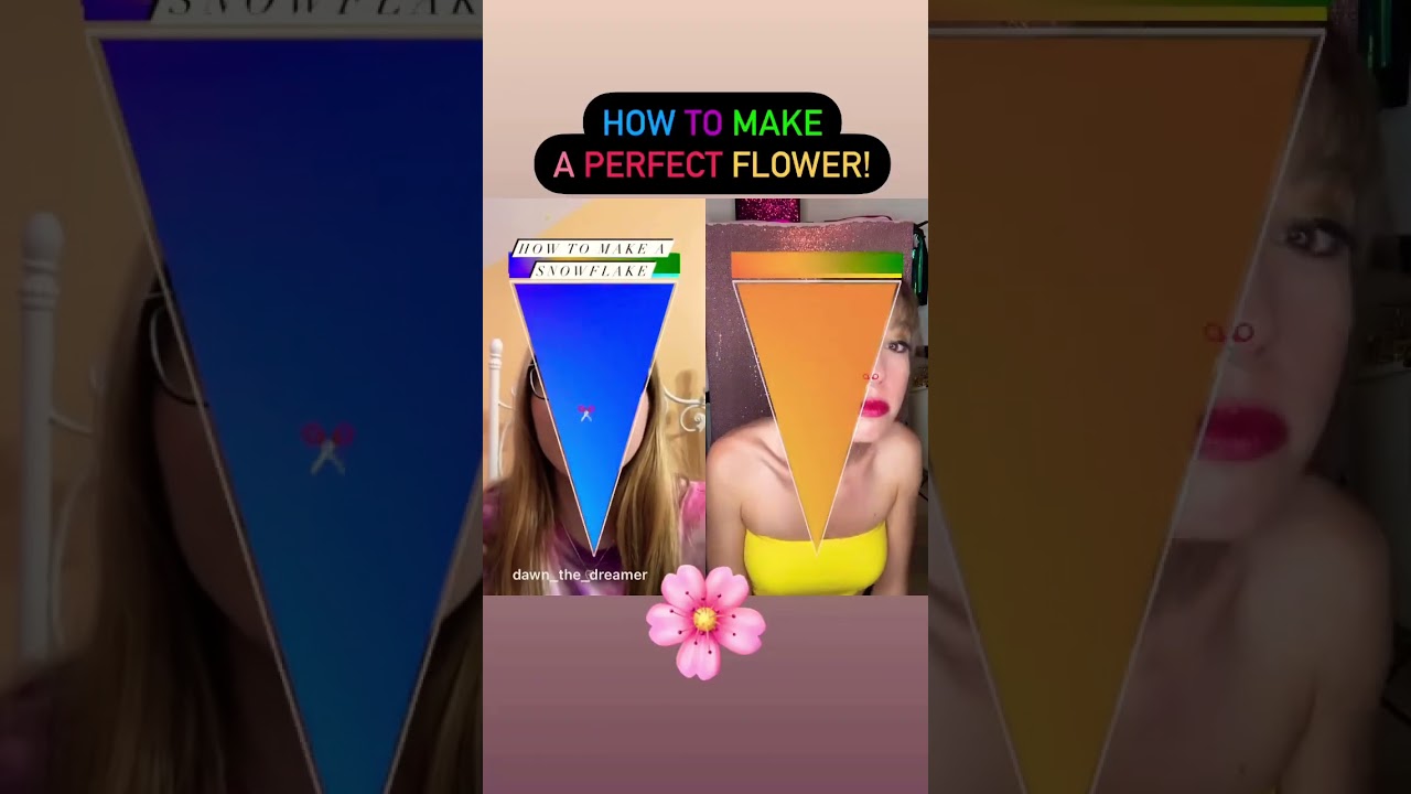 How to make a PERFECT FLOWER #shorts