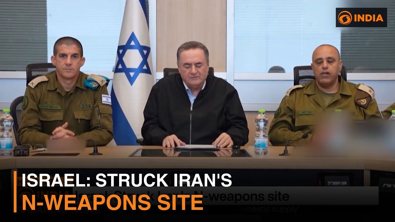 Israel: Struck Iran's N-weapons site | DD India Live | 6 PM IST