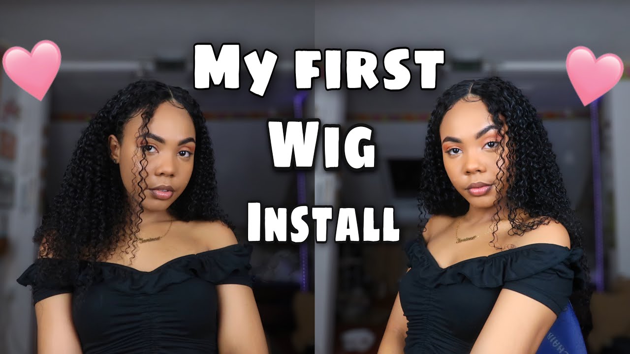 BEGINNER FRIENDLY LACE CLOSURE WIG INSTALL FT. AMANDA HAIR (Long Jerry Curly wig)