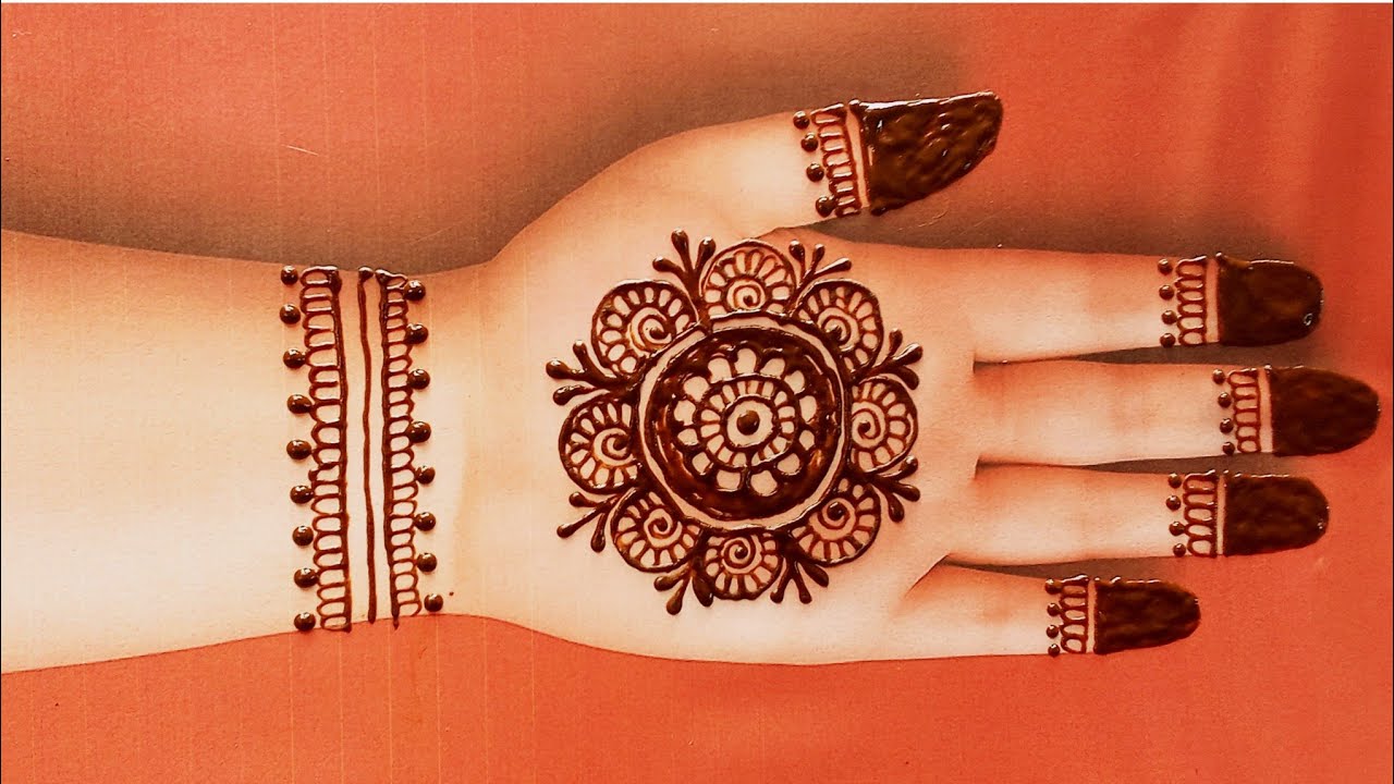 New simple mehndi design| front hand mehndi design| easy mehndi design| mehndi design| mehndi|