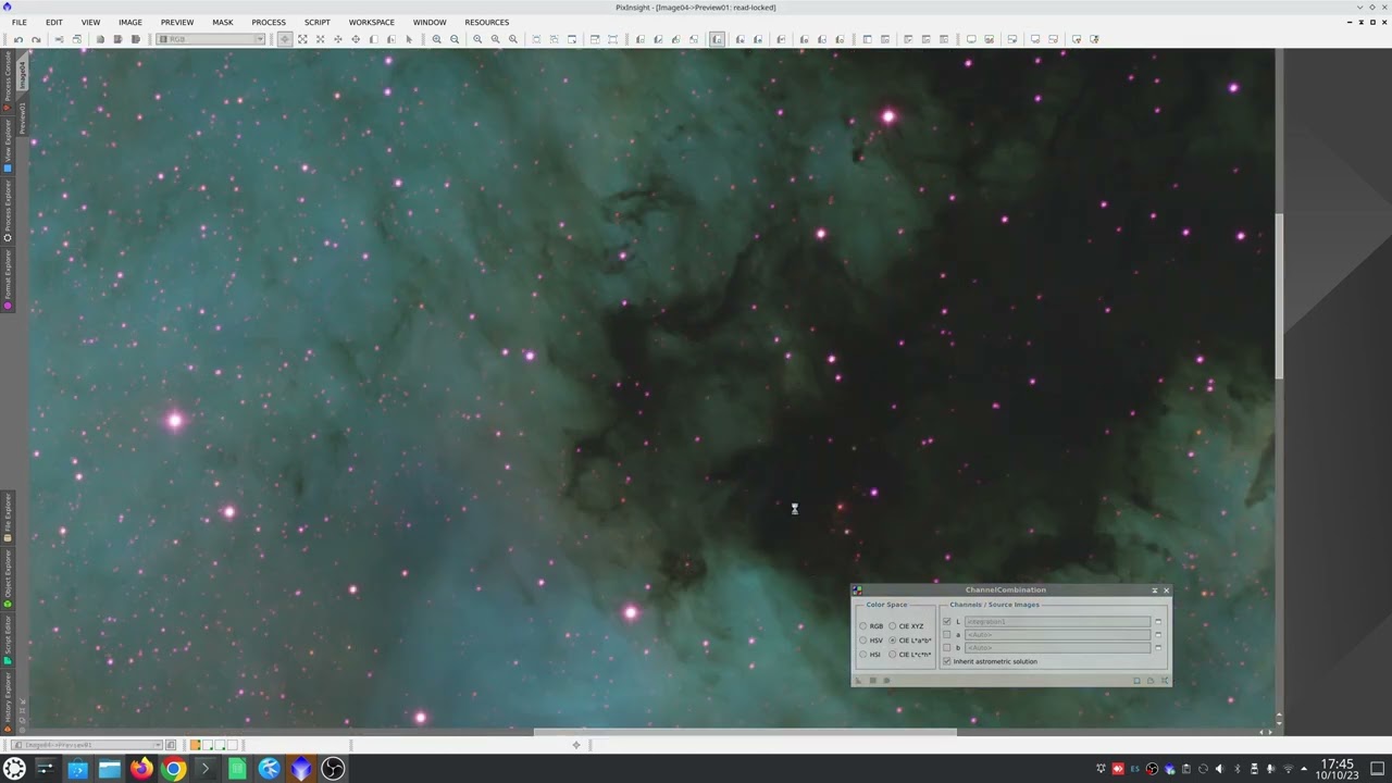 Рабочие процессы PixInsight — Узкополосный (VI)