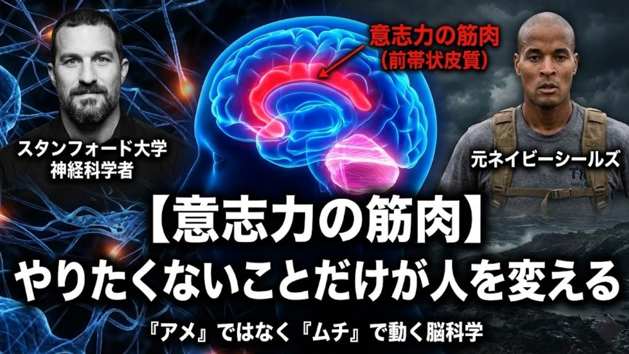 【意志力の筋肉】スタンフォード大×元海軍特殊部隊が教える、自分を別人に変える「唯一の方法」