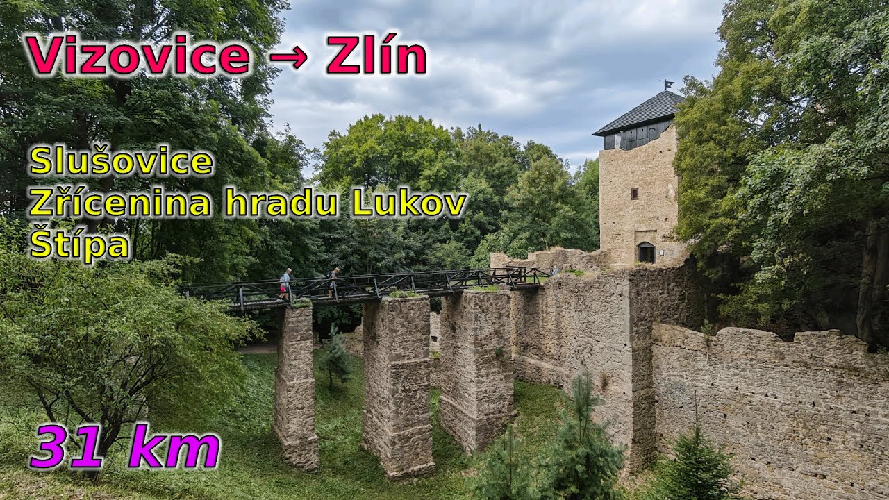 C83 Vizovice - Zlín (přes Slušovice a Lukov) [31 km]