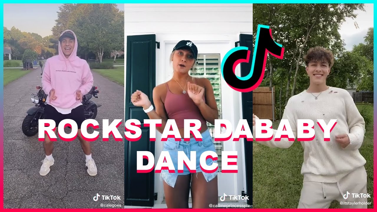 Rockstar Dababy ft Roody Rich + Tutorial - Tik Tok Dance - Cale Saurage - Calegoes
