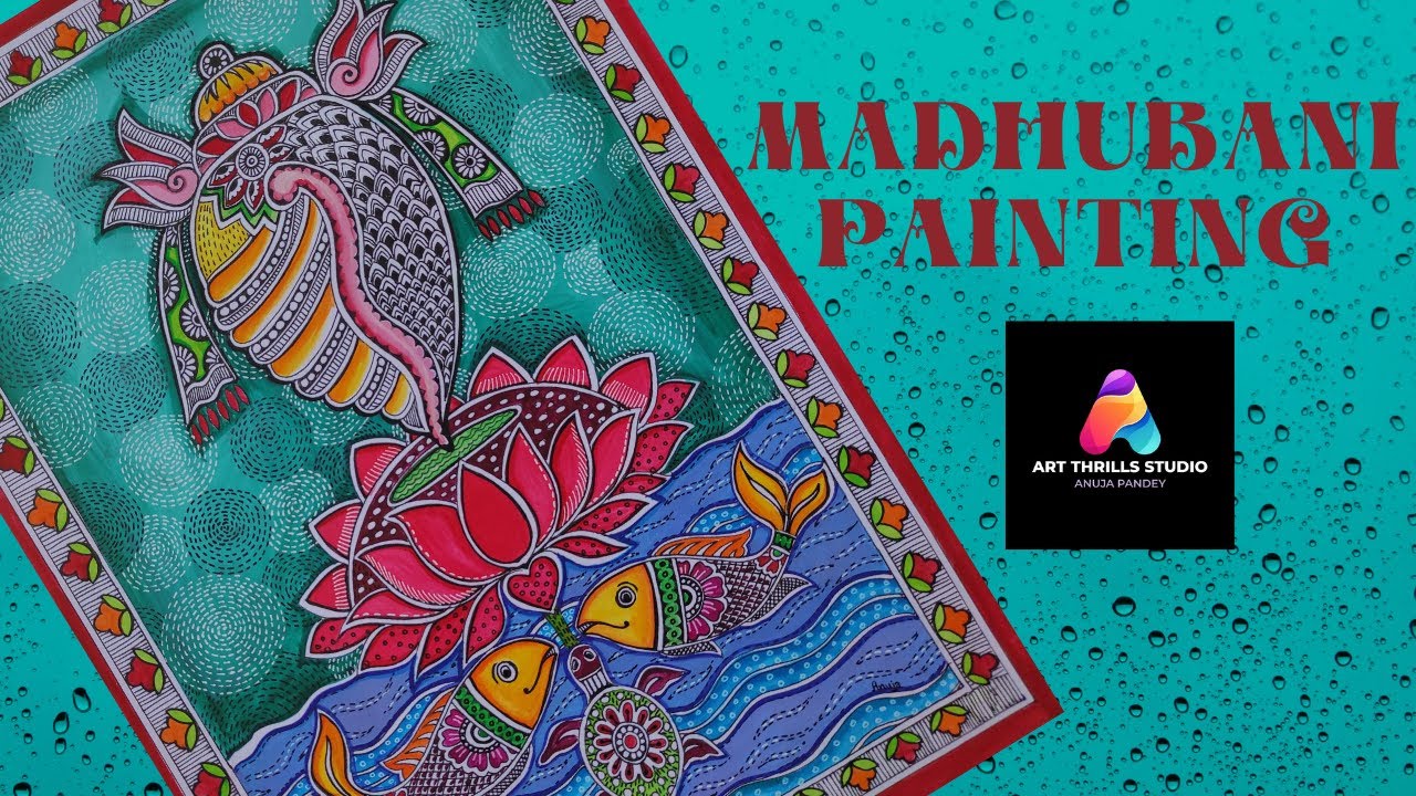 My Latest Madhubani Painting
