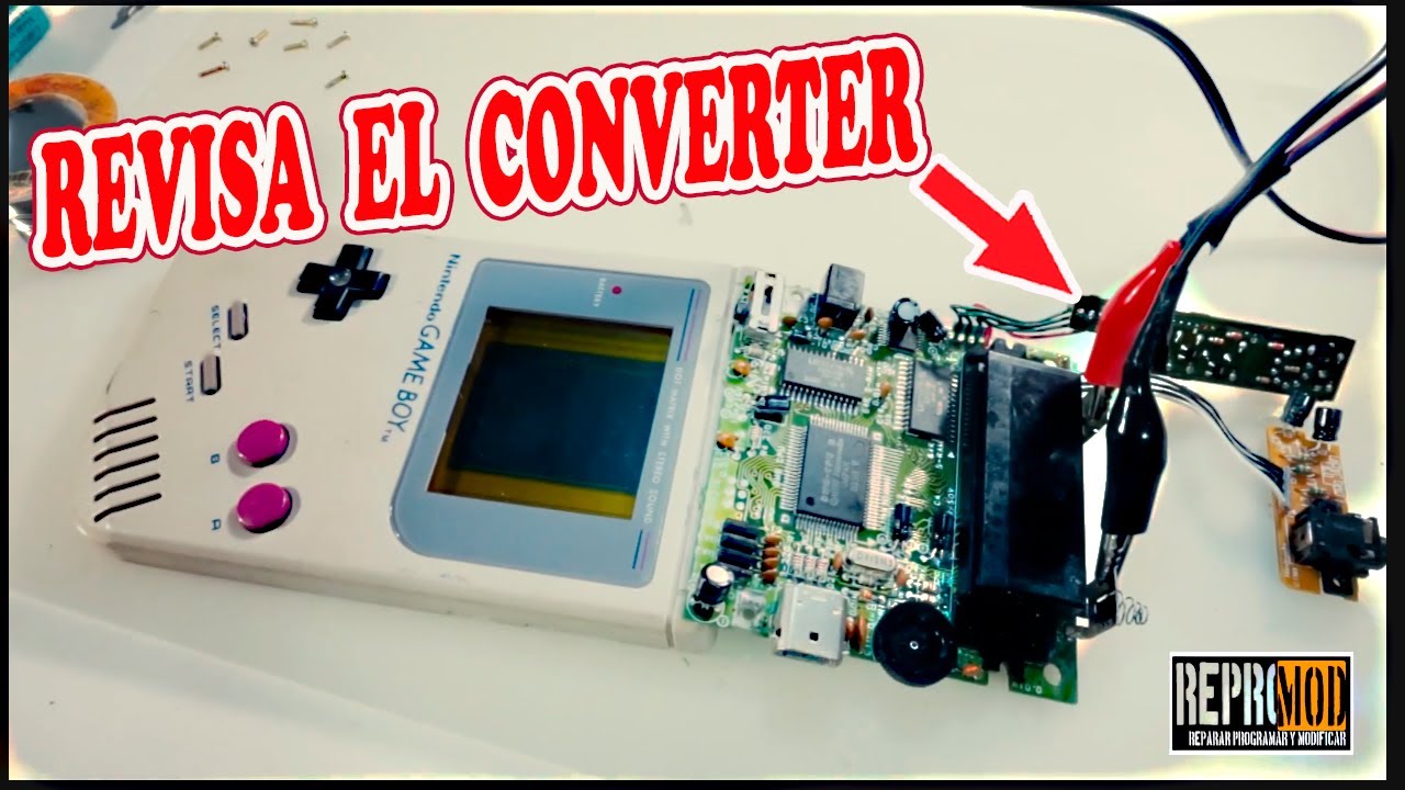 CÓMO REPARAR GAME BOY CLÁSICA DMG-01. LINEAS DE PANTALLA O SIN IMAGEN.