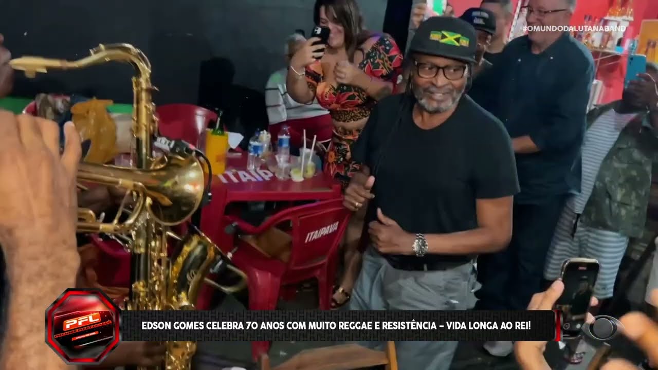 EDSON GOMES CELEBRA 70 ANOS COM MUITO REGGAE E RESISTÊNCIA – VIDA LONGA AO REI!