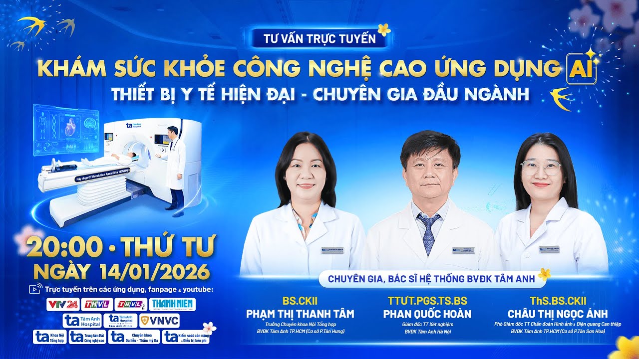 🔥HOT! KHÁM SỨC KHỎE CÔNG NGHỆ CAO ỨNG DỤNG AI - XUÂN MỚI AN KHANG, CẢ NĂM VỮNG VÀNG đã lên sóng!