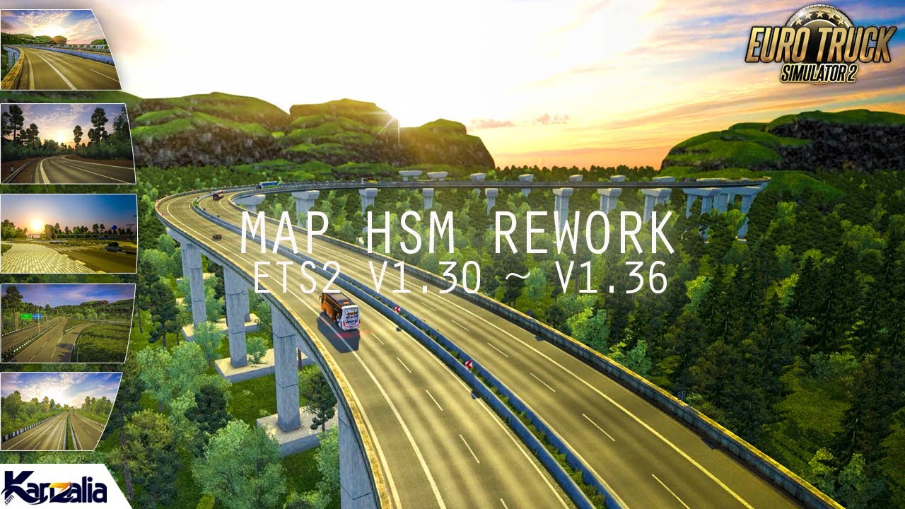 MOD MAP HSM ETS2 V1.30 - V1.36 REWORK GRATIS | HALO SOLO MAP ETS2 | MAP ETS2 INDONESIA