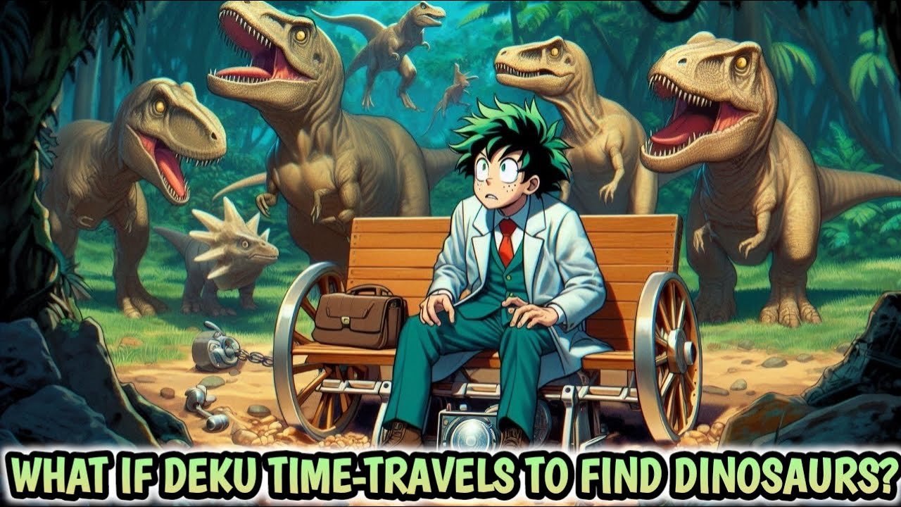 What if Deku time-travels to find dinosaurs? |Movie|