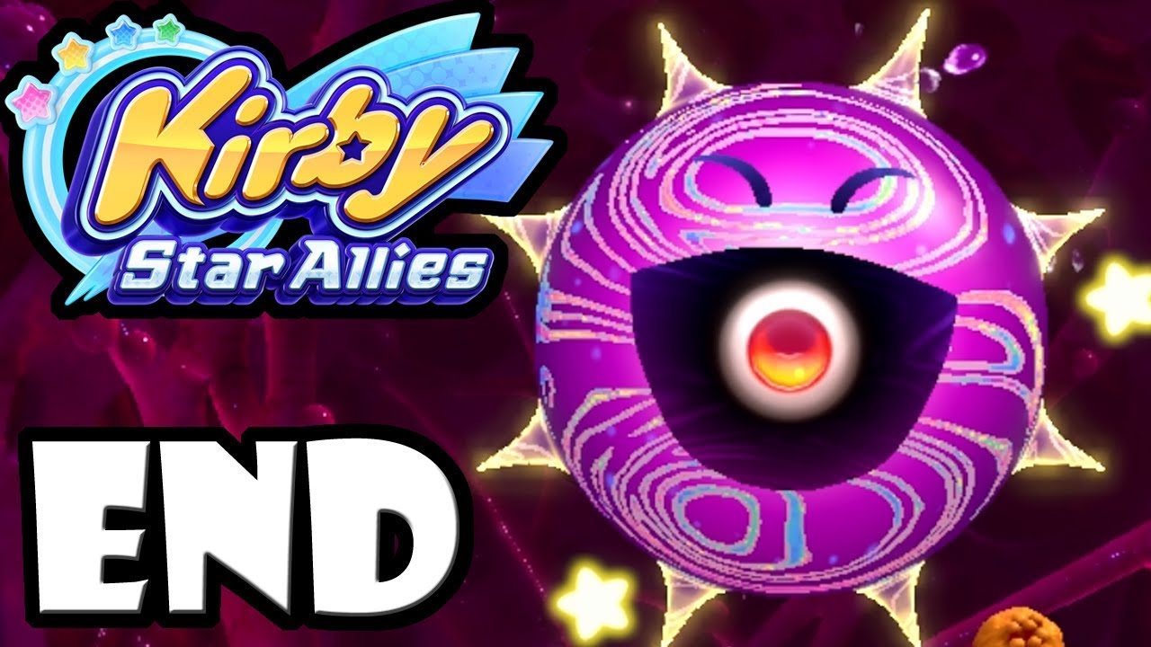 Kirby Star Allies - 2 Player Co-Op! - Switch Gameplay Walkthrough ENDING: Final Boss - Void Termina
