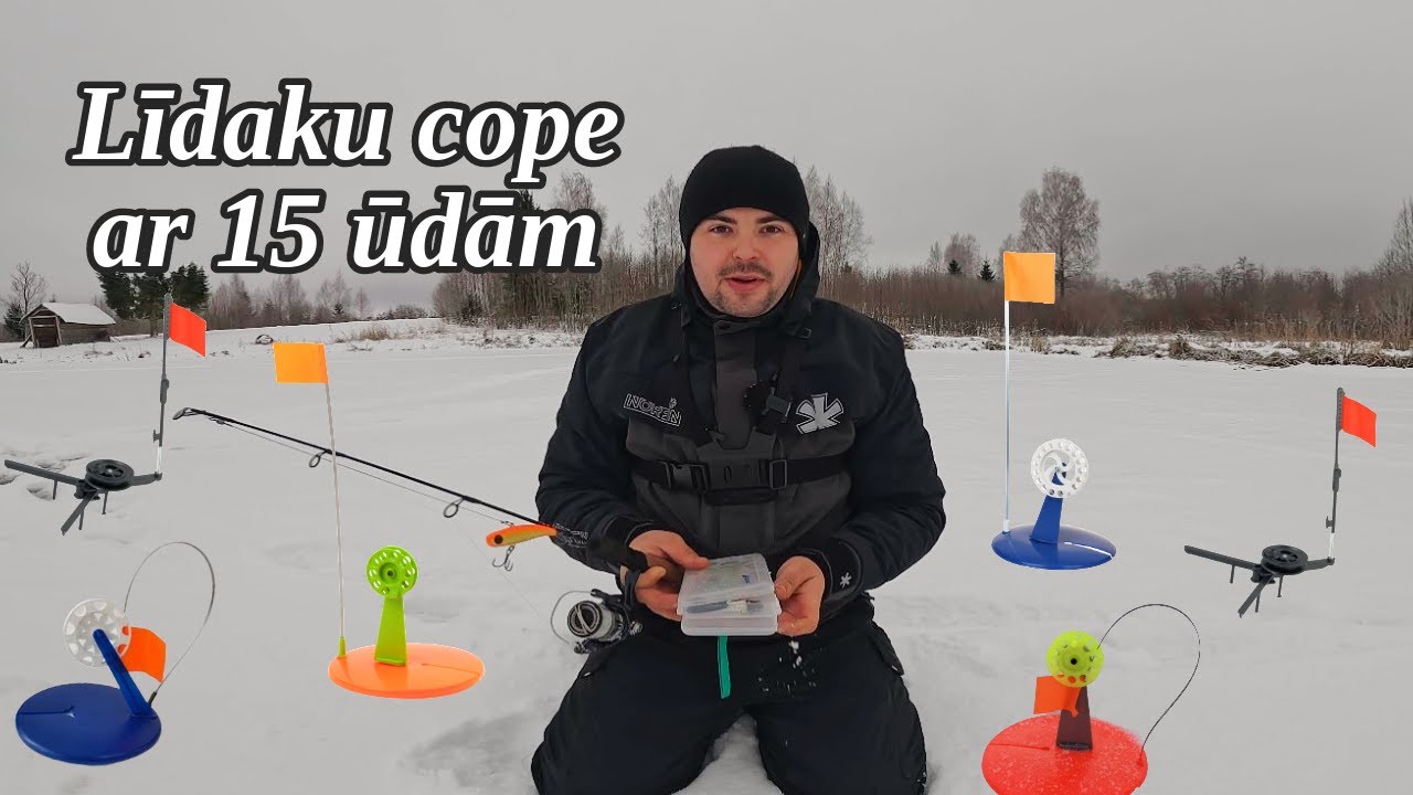 Ūdu festivāls! Kopā ielikām ap 15 ūdām sacenšoties par lielākās līdakas godu! Zemledus cope 2024!