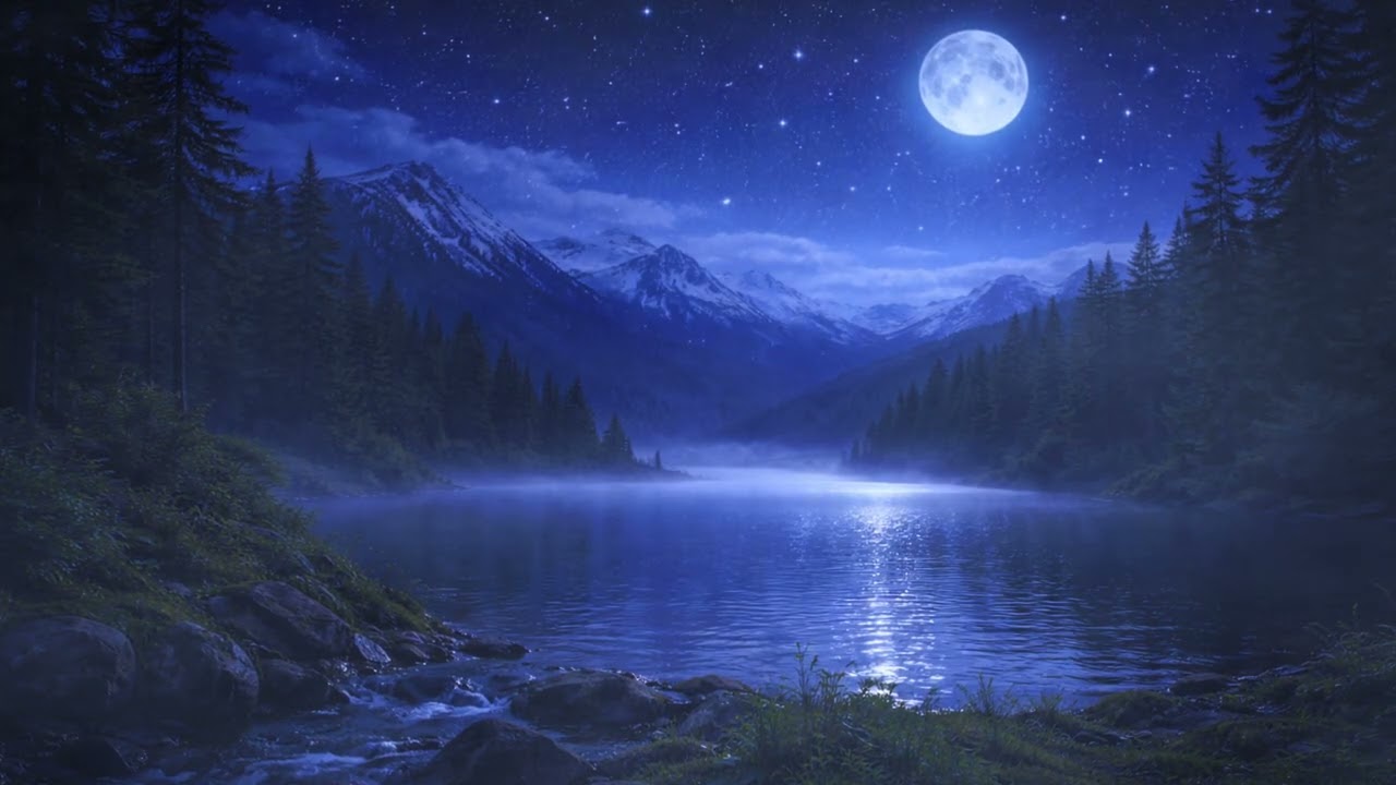 432Hz Sleep Reset – Gentle Theta–Delta Night Calm (105 Minutes)