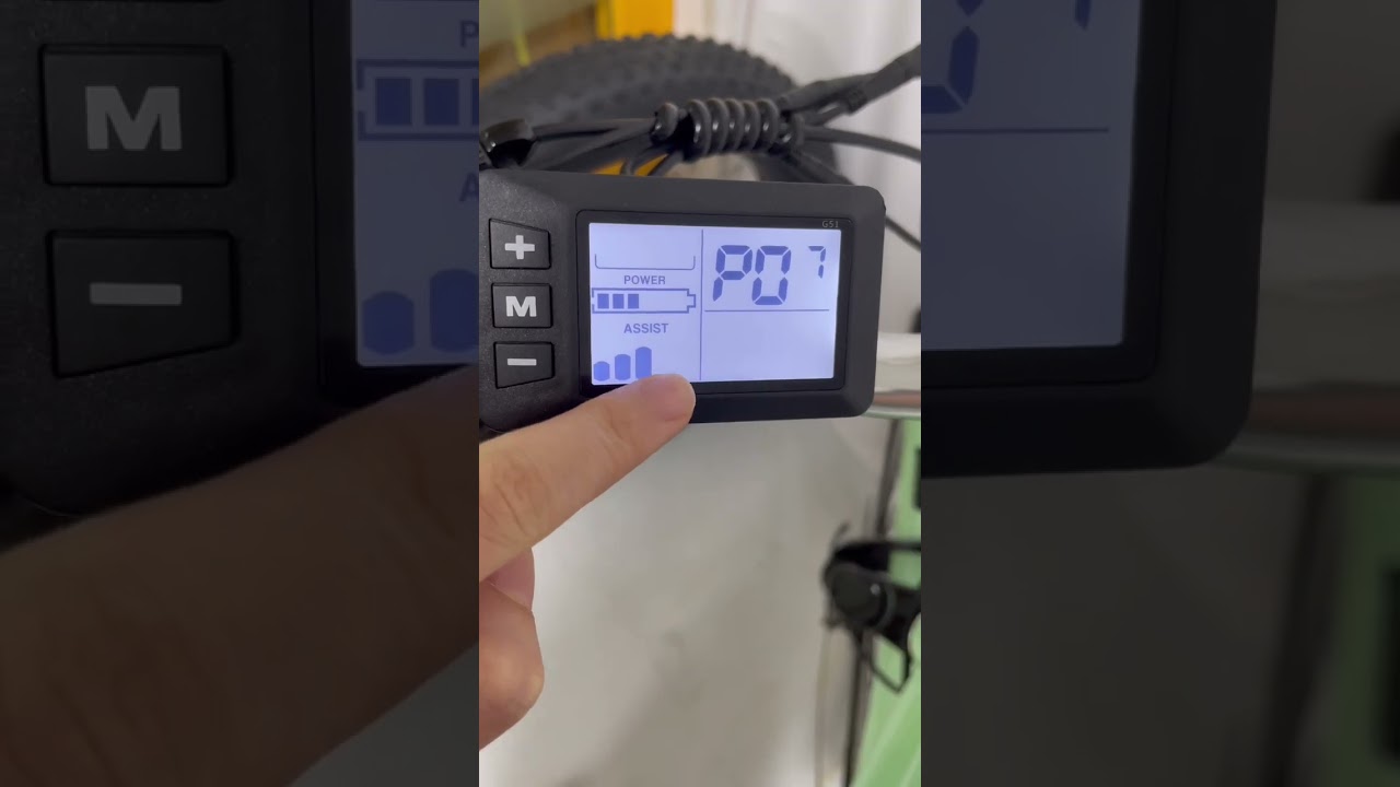 Setting the P07=80 if the LCD display not shows the speed