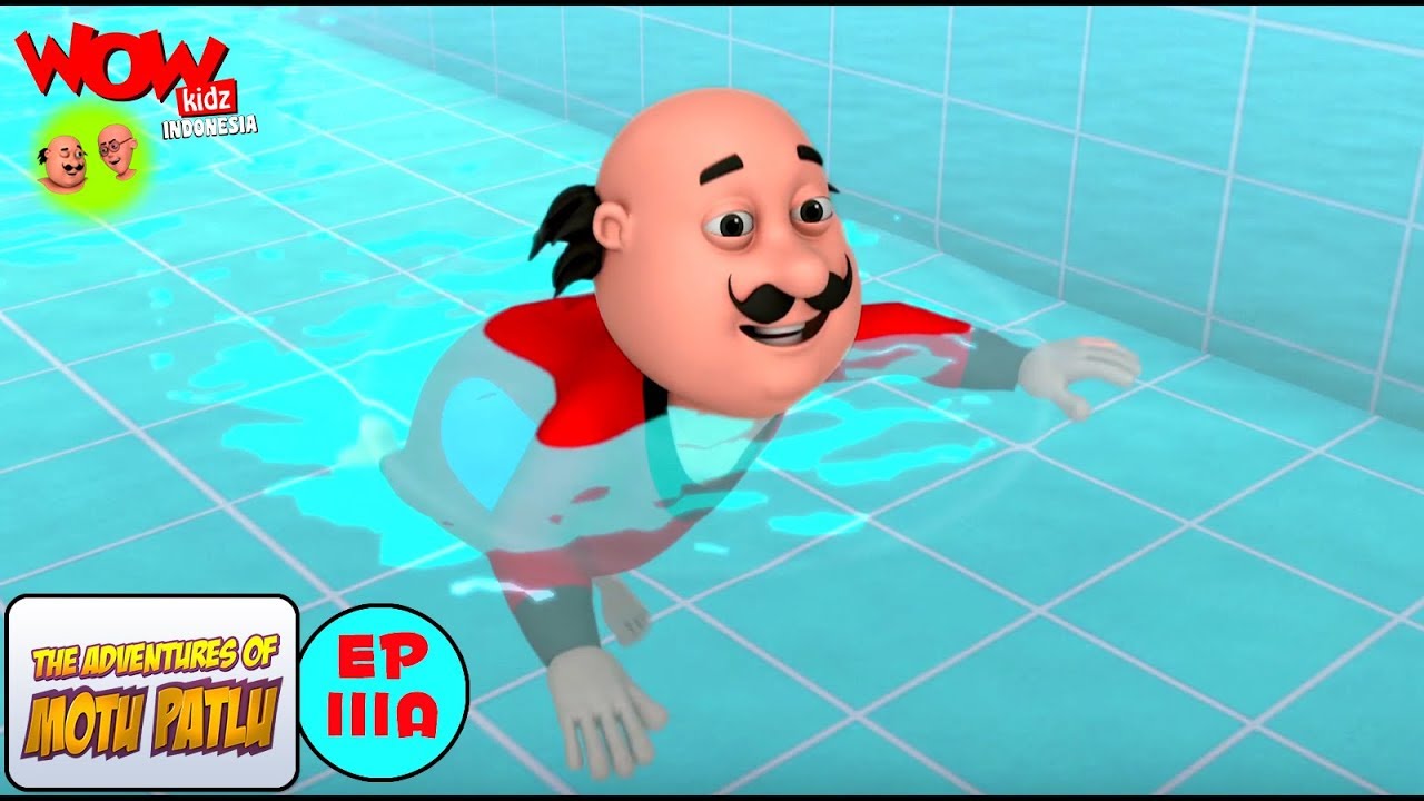 Hari Berenang - Motu Patlu dalam Bahasa - Animasi 3D Kartun