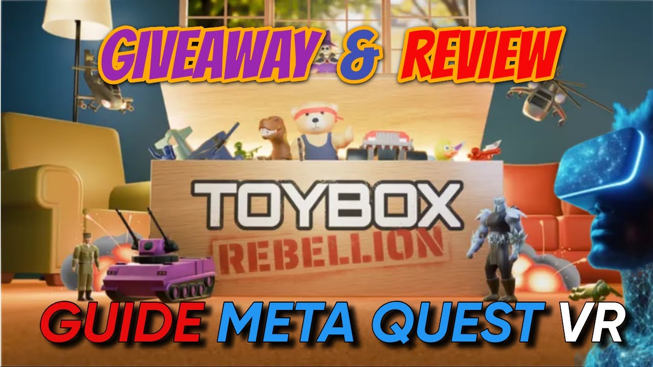 TOYBOX REBELLION: Le shoot’em up MR le plus FUN sur Meta Quest ? Review + Giveaway